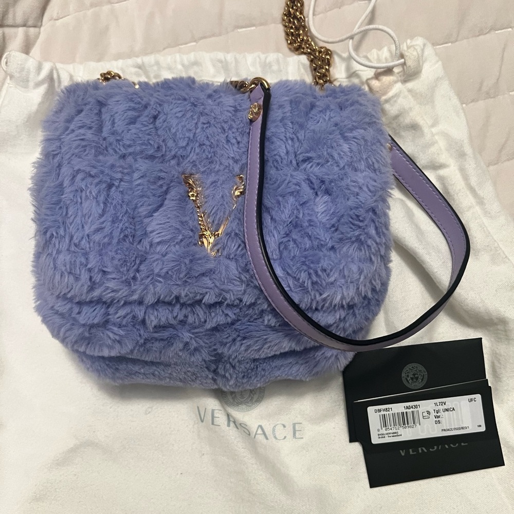 Versace fur handbag
